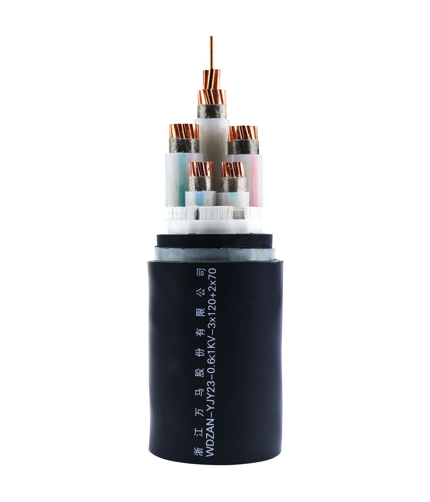 WDZAN-YJY23-1kV-3X120+2X70
